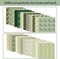 Scrapbook Paper, 24 Sheets/24 Designs Vintage Green Scrapbook Paper Set, Double-Sided Garden Pattern Floral Decorative Craft Paper For DIY Card Making Photo Album Journal Decor